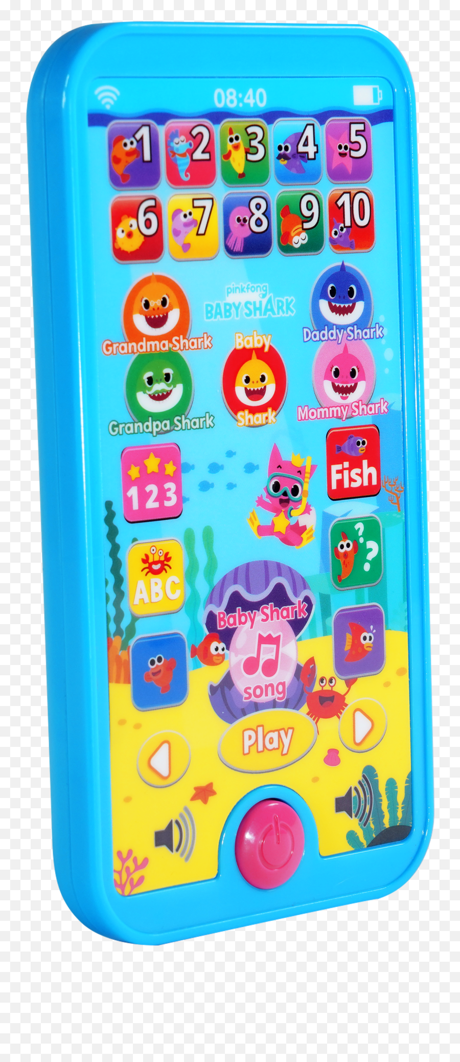 Baby Shark Mini Educational Play Tablet - Baby Shark Tablet Emoji,Cuddle Up Emoticon Rock Umbrella