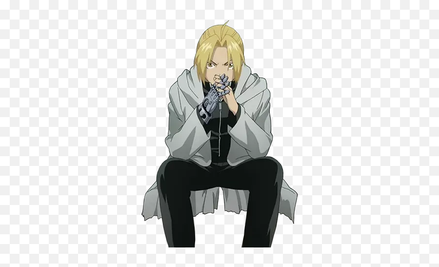 Fullmetal Alchemist Whatsapp Stickers - Fullmetal Alchemist Sticker Whatsapp Emoji,Fullmetal Alchemist Emoticon