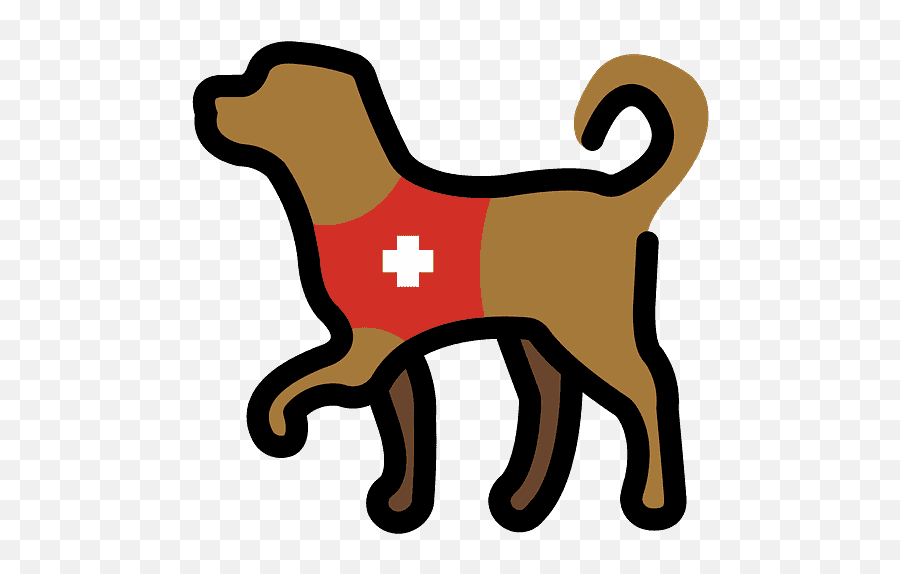 Service Dog - Service Dog Clipart Emoji,Facebook Dog Emoji