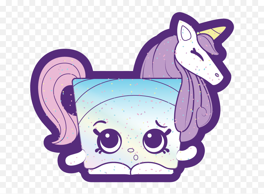 Shopkins Png - Shopkins Season 9 Shimmery Unicorns Tribe Cartoon Limited Edition Shopkins Emoji,Easy Unicorn Emojis To Draw