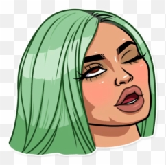 Sticker Maker - Kylie Jenner Stickers Telegram Emoji,Kylie Emojis