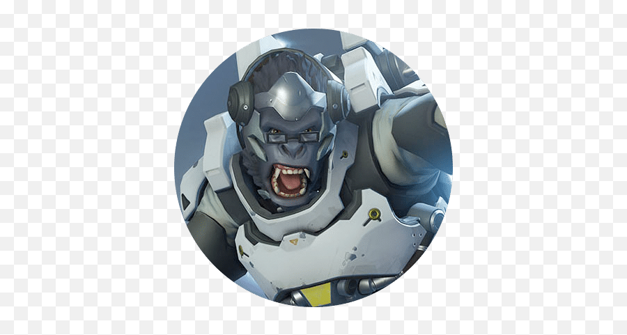 Overwatch Winstons Moon Pizza Emoji,Winston Overwatch Emoticon