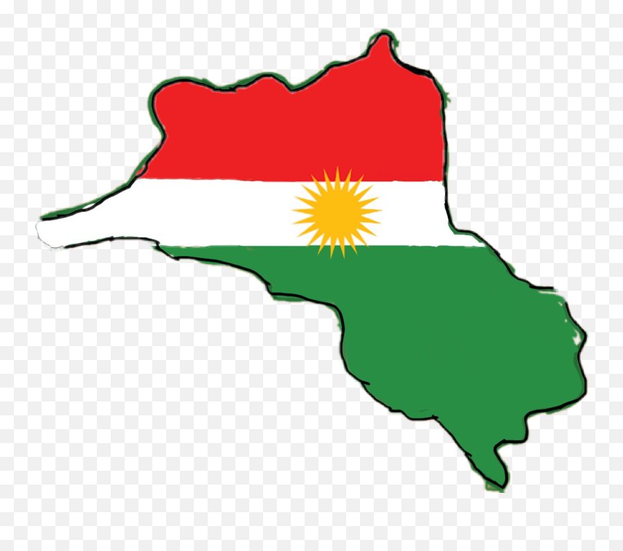 Sticker - Vertical Emoji,Kurdish Flag Emoji