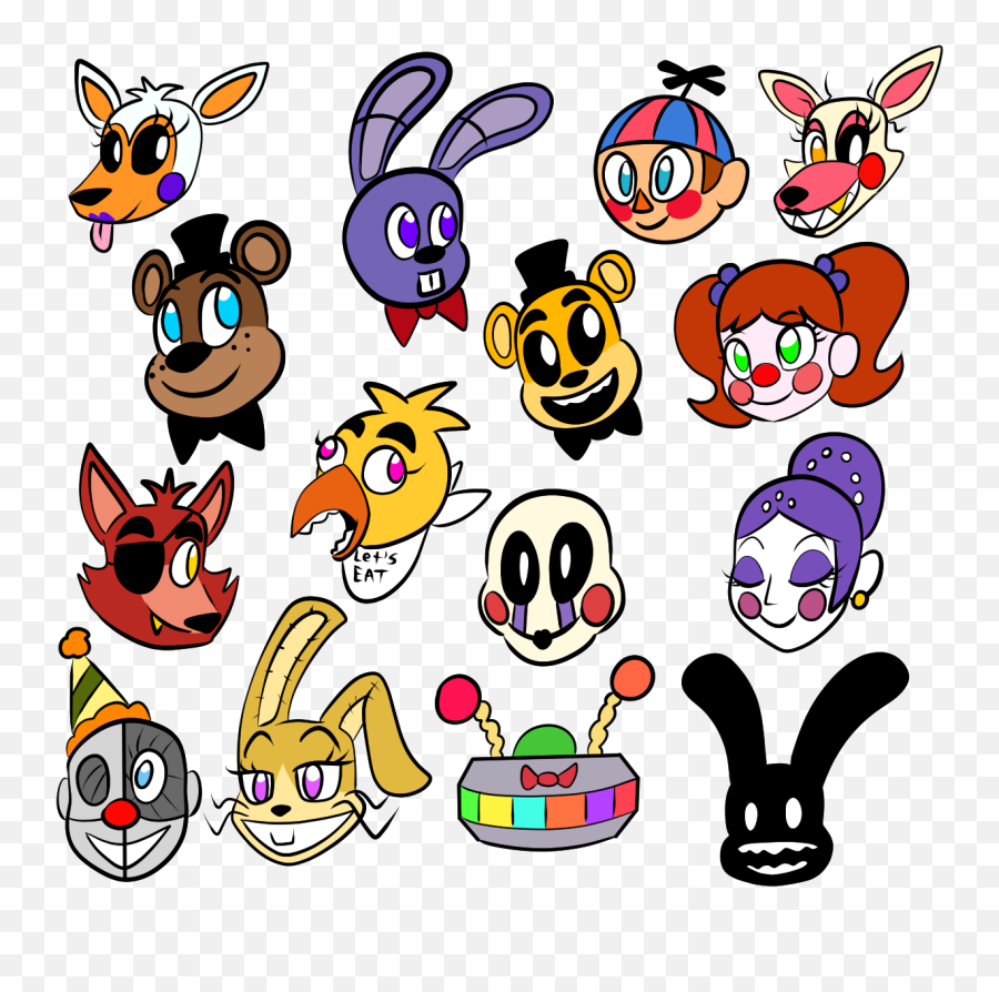 Fivenightsatfreddys - Happy Emoji,Friends Emoticon