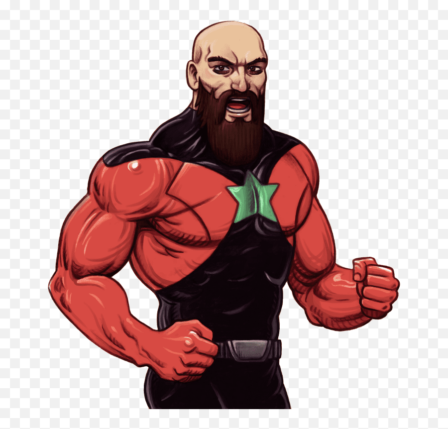 Characters - Wahid Superhjälte Emoji,Animated Bodybuilder Emoticons