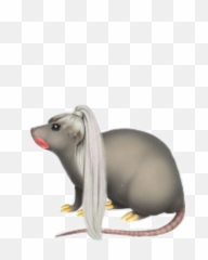 Rat Emoji Uglyedit Ugly Sticker By - Transparent Background Ugly Rat,Pony Emoji