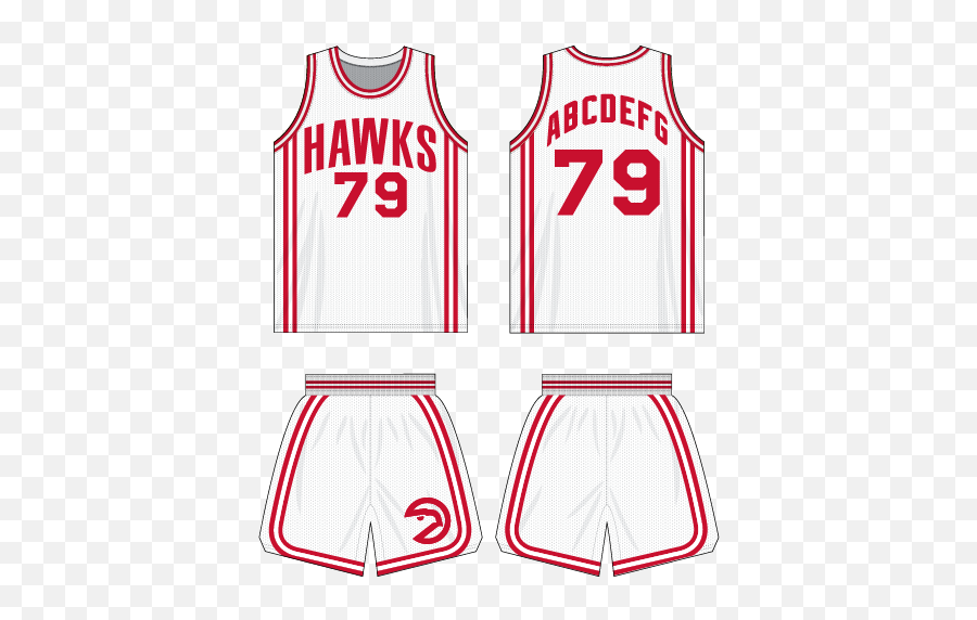 Basketball Uniforms Atlanta Hawks 197778 - 197879 Emoji,Atlanta Hawks Basketball Schedule In Emojis