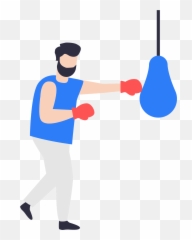 Boxer Clipart Free Download Transparent Png Creazilla Emoji,Boxing Gloves Backpack Emojis Mean