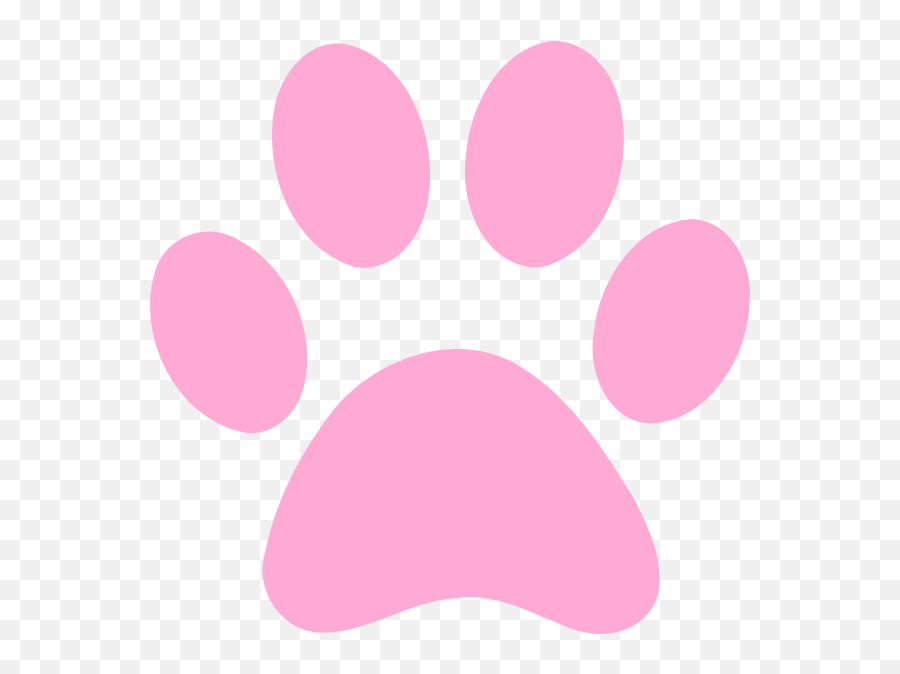 Pawprint Clipart Dow Pawprint Dow - Red Paw Print Clip Art Emoji,Paw Prints Emoji