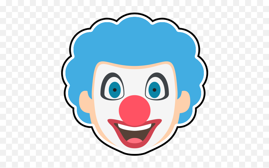 Clown Face Emoji Png - Royalpng,Emoji Faces