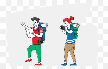 Hiking Icon - Download In Colored Outline Style Emoji,Hiking Emoji