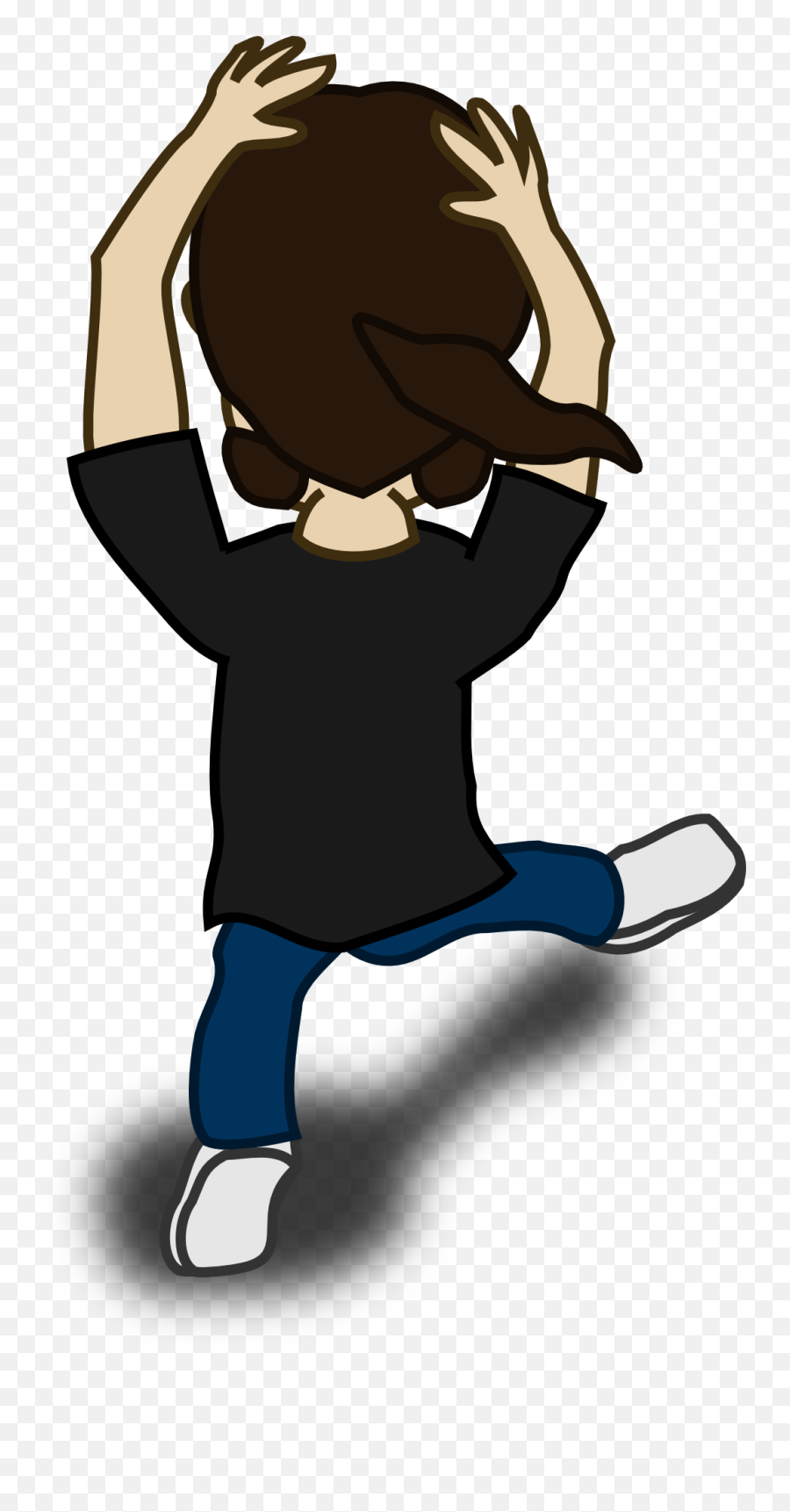Drawn Dancing Man With A Rattail Haircut Free Image Download Emoji,Man Dance Emoji