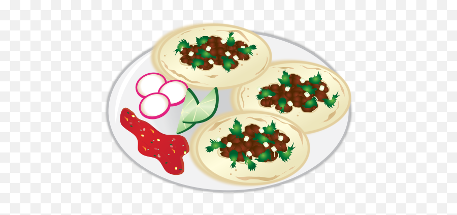 Taco Plate - Plate Of Food Emoji,Fast Food Emoji