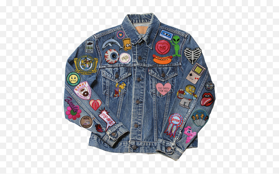 17 Patch Jackets Ideas - Patch Denim Jacket Idea Emoji,Denim Emoji Backpack