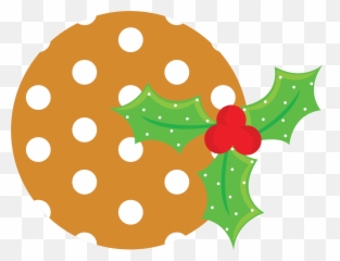 Christmas Cookie And Holly Clip Art - Holly Emoji,Snow Globe And Cookie Emoji