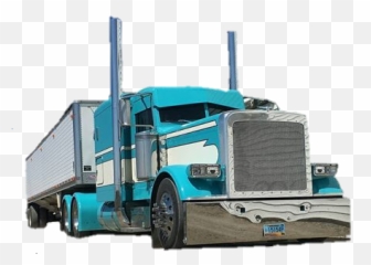 Trailer Trailers Azul Sticker - Commercial Vehicle Emoji,Emoji Move Trailer