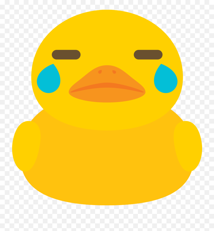Free Duck Emoji Cry Png With Transparent Background - Crying Duck Emoji,Sad Crying Emoji