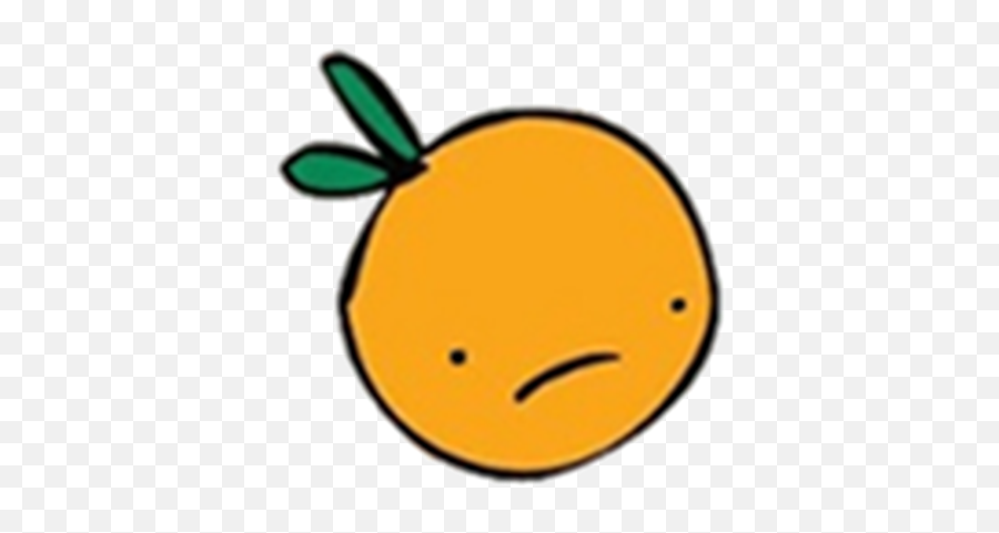 Sad Emoji Png - Sweet Lemon,Orange Emoji