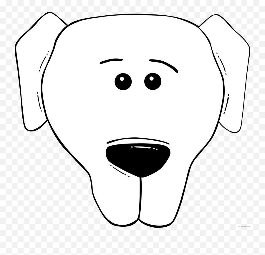 Dog Face Coloring Pages Gerald G Dog - Dog Image Clipart Face Emoji,Angry Emoji Coloring Page