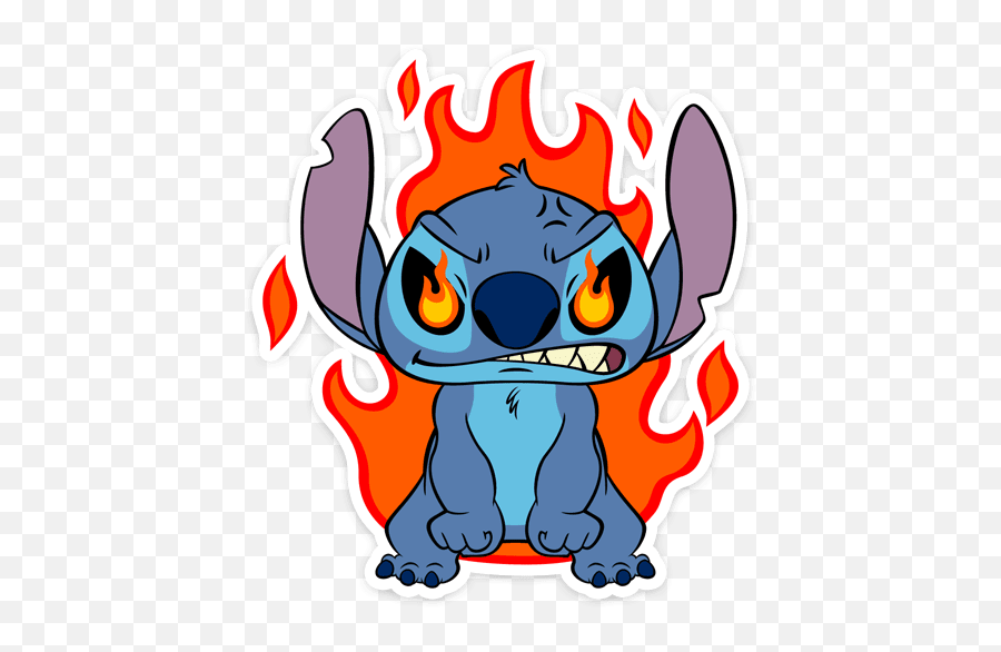 Lilo And Stitch Drawings Cute Cartoon - Stickers De Stitch Emoji,Stitch Emoji Download