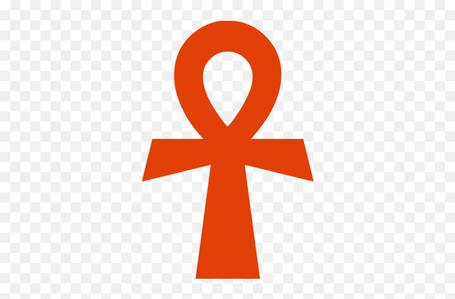 Soylent Red Ankh Icon - Red Ankh Clip Art Emoji,Ankh Symbol Emoticon