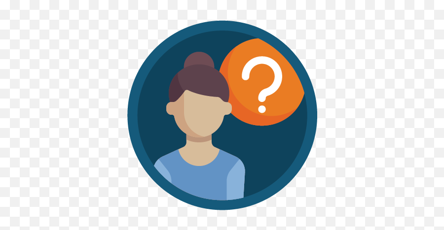 Lady With A Question Icon - Questions Icon Icon Png Emoji,Alt Code Emoji Justice