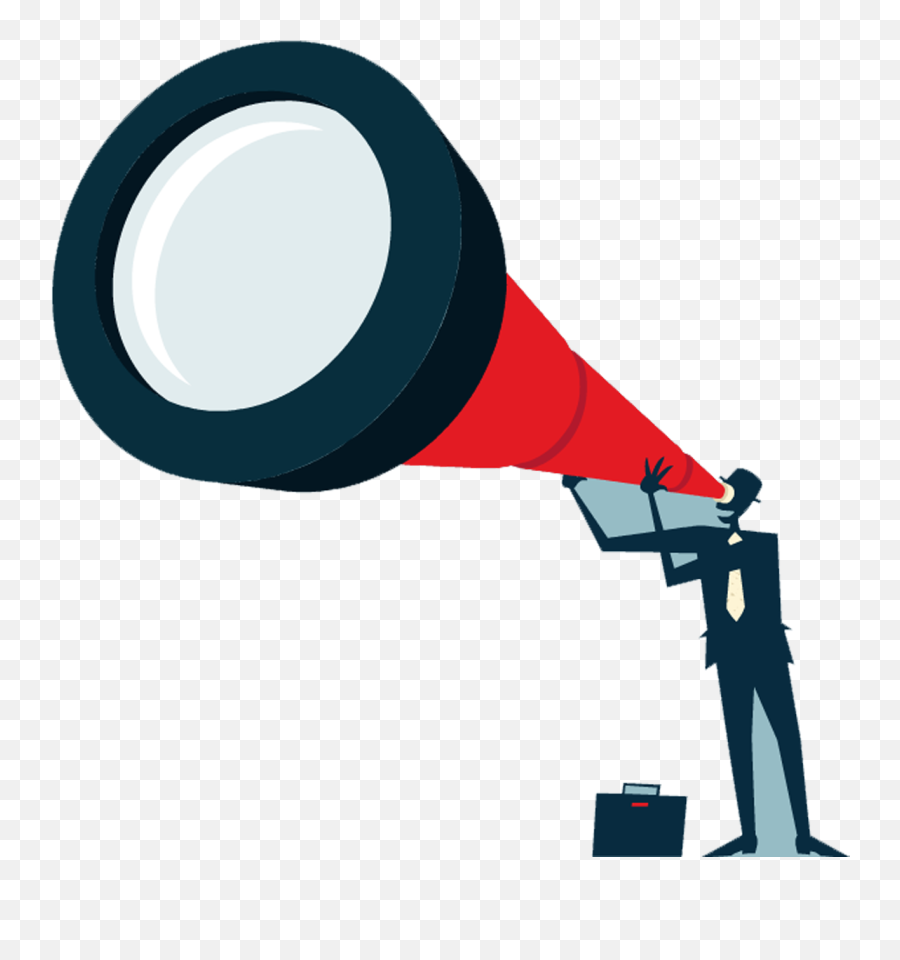 Telescope Businessperson Icon - Telescope Clipart Full Man With Telescope Clipart Emoji,Telescope Emoji