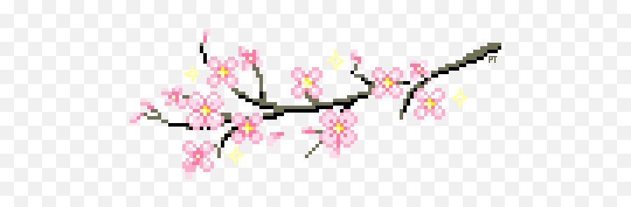 2 - Transparent Cherry Blossom Gif Emoji,Sparkle Japanese Emoticon