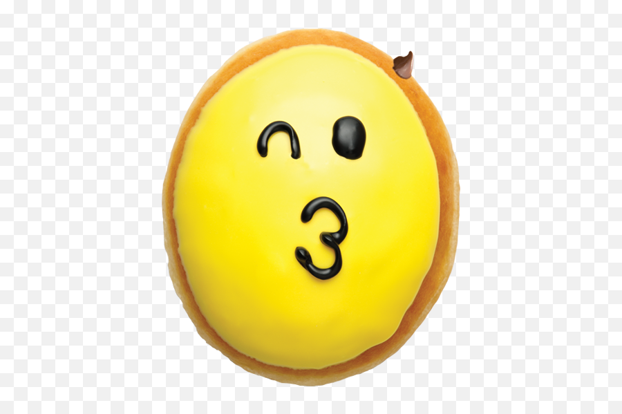 Krispy Kreme Doughnuts - Happy Emoji,Chocolate Emoji