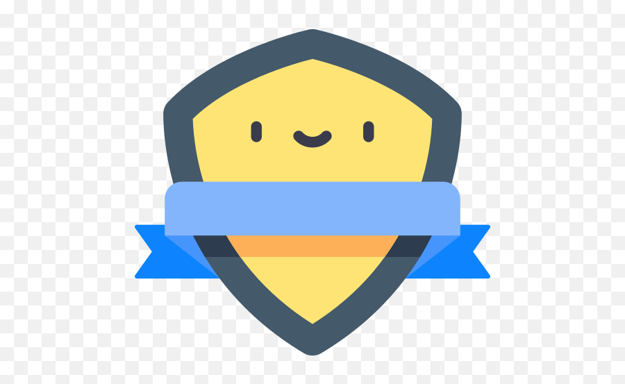 Shield - Happy Emoji,Blue-ribbon Prize Emoticon