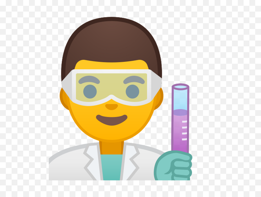 Man Scientist Emoji - Scientist Emoji,Science Emoji