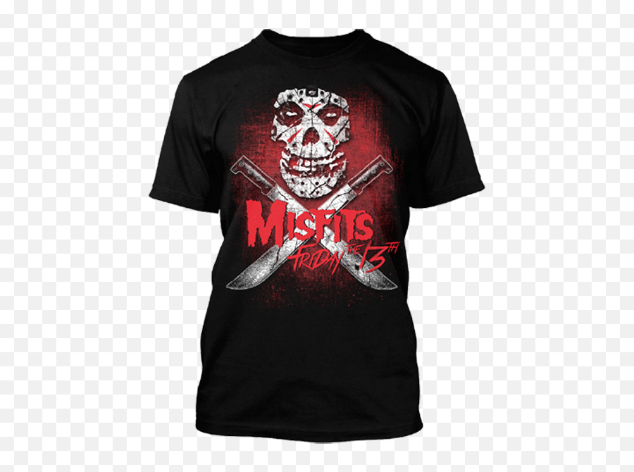 Official Misfits News - T Shirt Friday The 13th Emoji,Shroud Hosts Guy With No Emotion