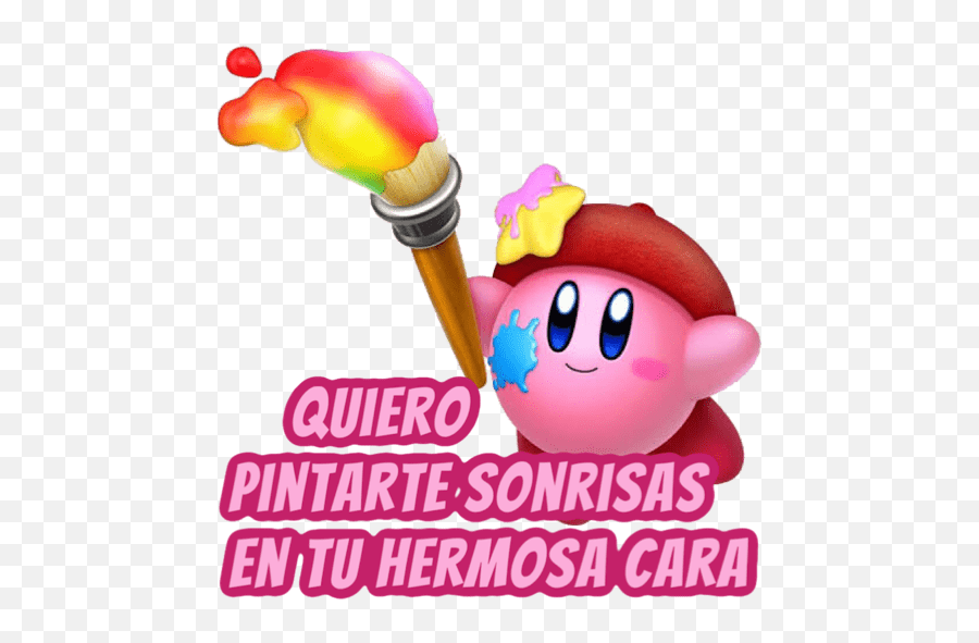 Kirby - Happy Emoji,Moving Kirby Emoji