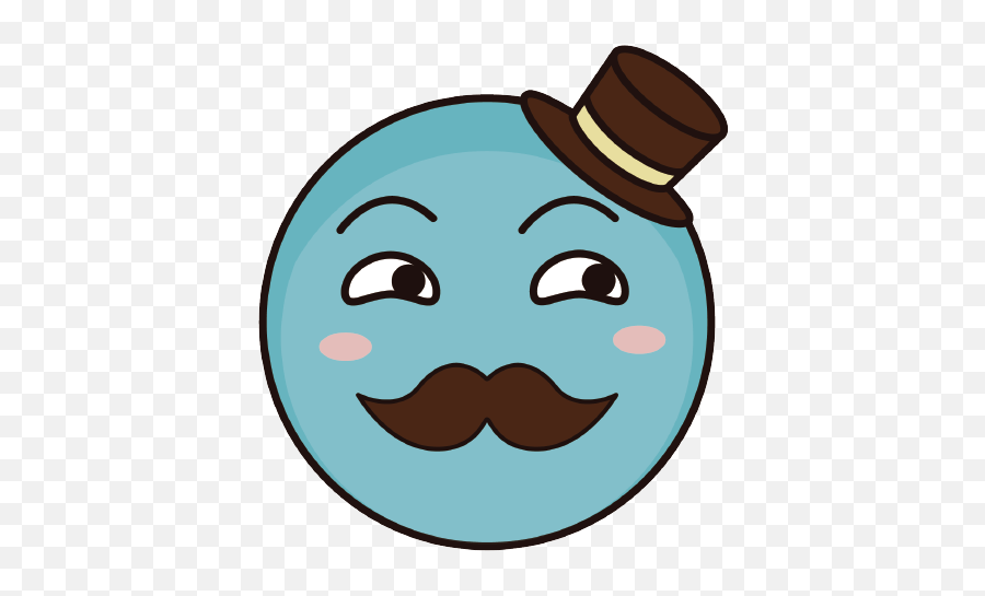 Qoo News - Happy Emoji,What Is Movember Emoticon