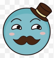Qoo News - Happy Emoji,What Is Movember Emoticon