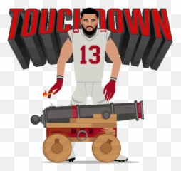 Sports Sportsmanias Gif - Fire The Cannons Bucs Gif Emoji,Emojis Touchdown
