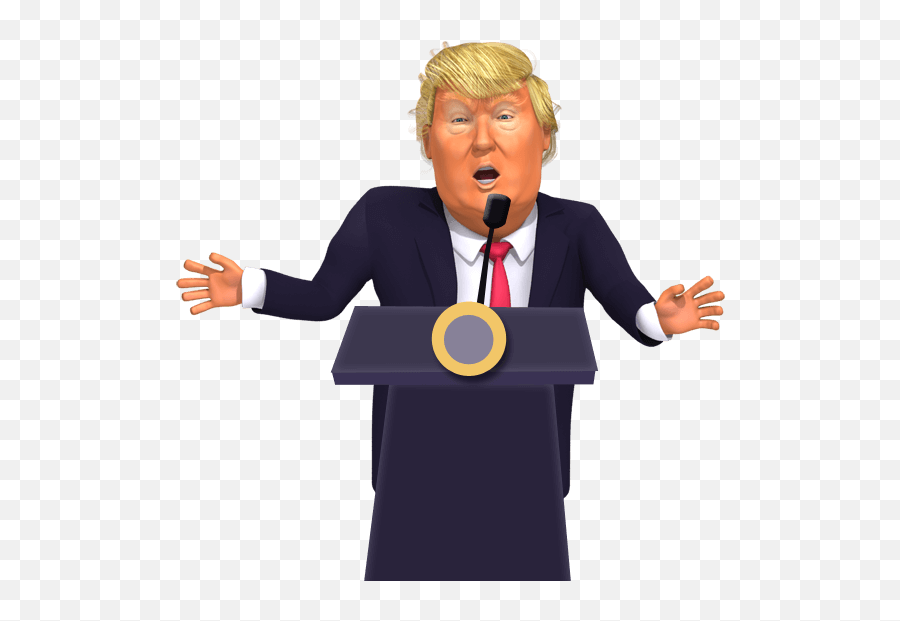 33 Ideas - Press Conference Caricature Emoji,Shrug Emoji Trump Hair