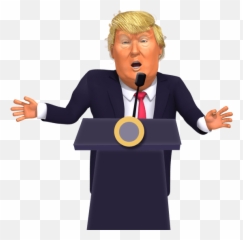 33 Ideas - Press Conference Caricature Emoji,Shrug Emoji Trump Hair