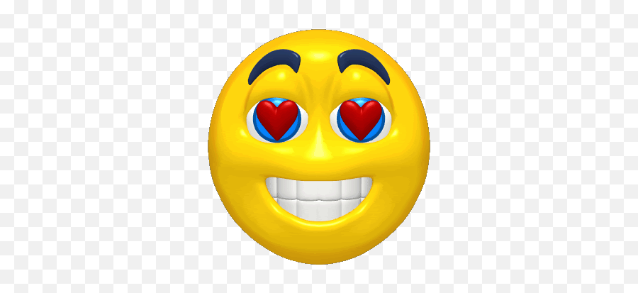 Top Heart Eyes Emoji Stickers For - Heart Eyes Emoji Gif,Heart Eye Emoji