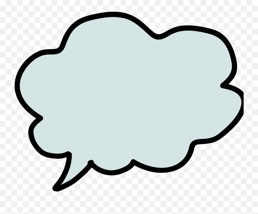 Thinking Bubble Icon - Bulle De Pensée Clipart Emoji,Thinking Cloud Emoji
