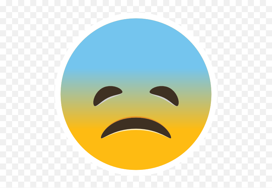 Phone Emoji Sticker Sad - Happy,Saddest Emoji
