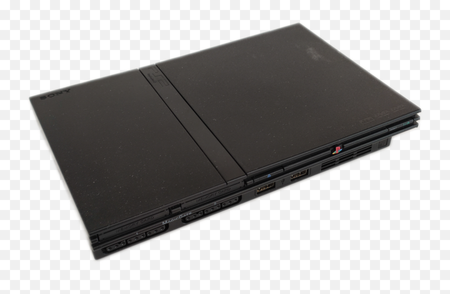 Playstation 2 Slim Black Console - Black Playstation 2 Slim Emoji,Emotion Engine Dimensions