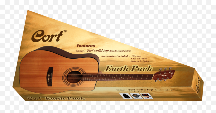 Cort Earth Pack Earth Series Acoustic Guitar Emoji,Guitars Display Emotion