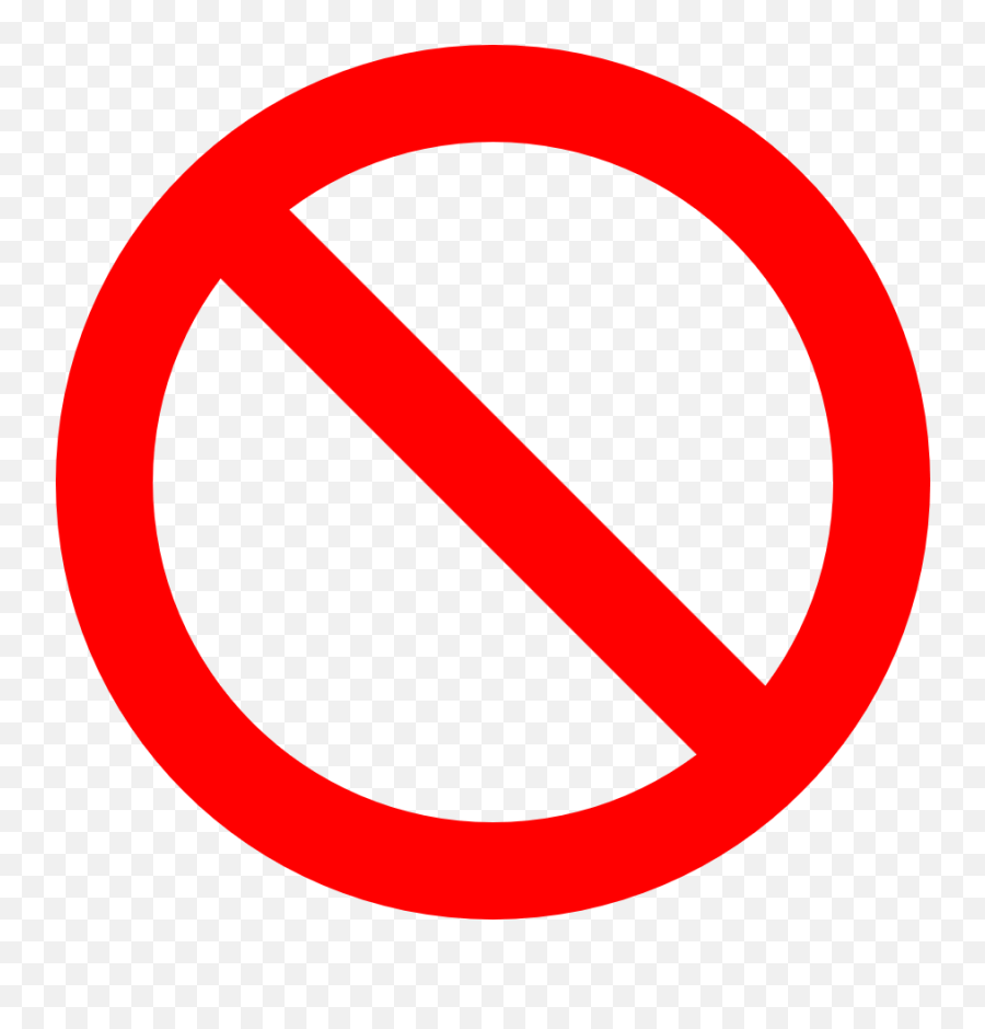 Free No Sign Vectors - Do Not Clipart Emoji,Emoticon Vote Red X In Box