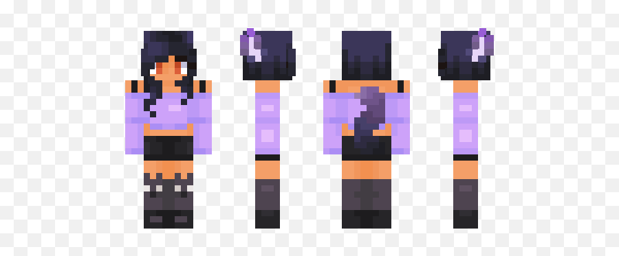 Baby Aphmau - Baby Aphmau Minecraft Skin Emoji,Aphmau Emotion Skins