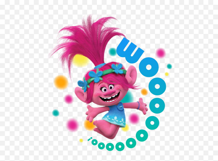 Dreamworks Trolls Sticker App - Poppy Trolls Png Emoji,Poppy Emoji