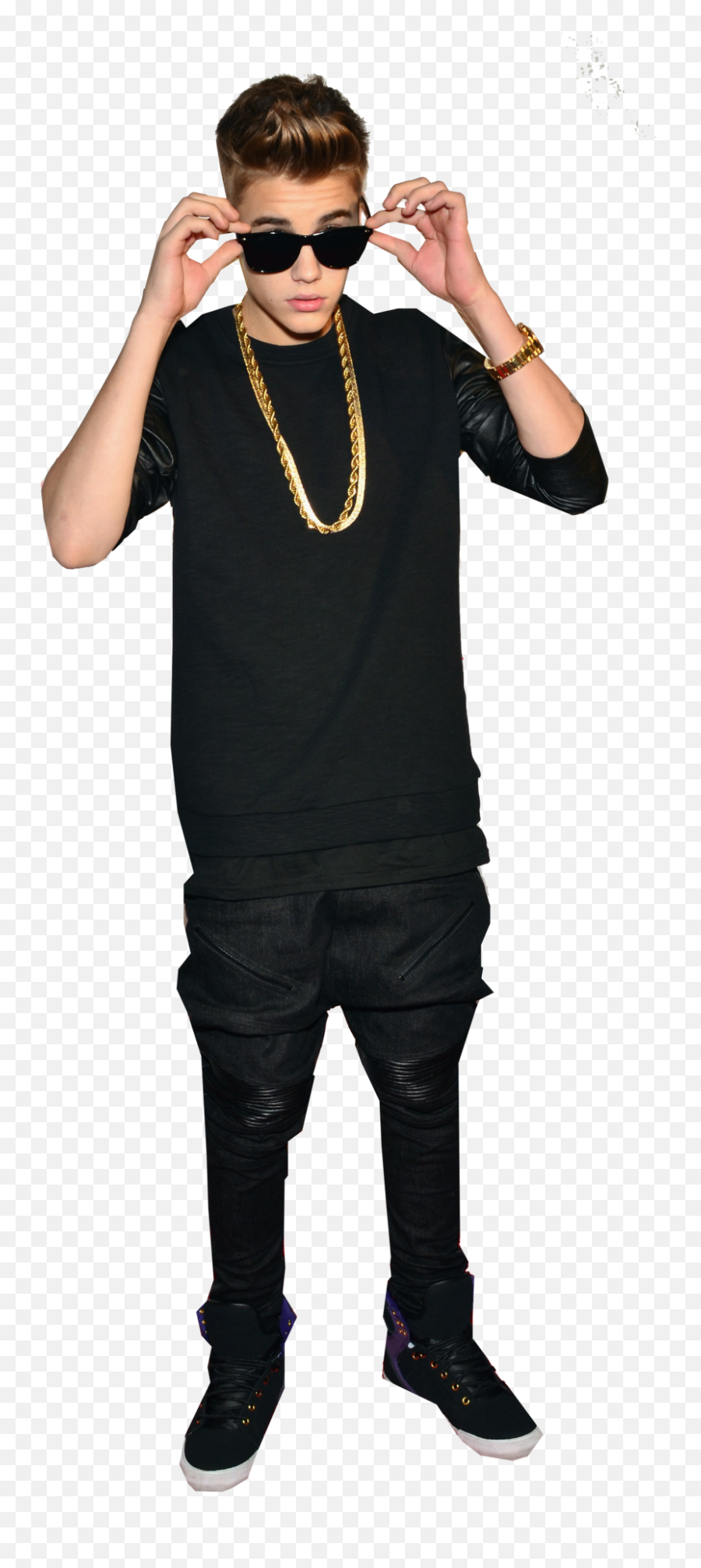 Justin Bieber Png Clipart All Black Glasses Emoji,Justin Beiber Emojis