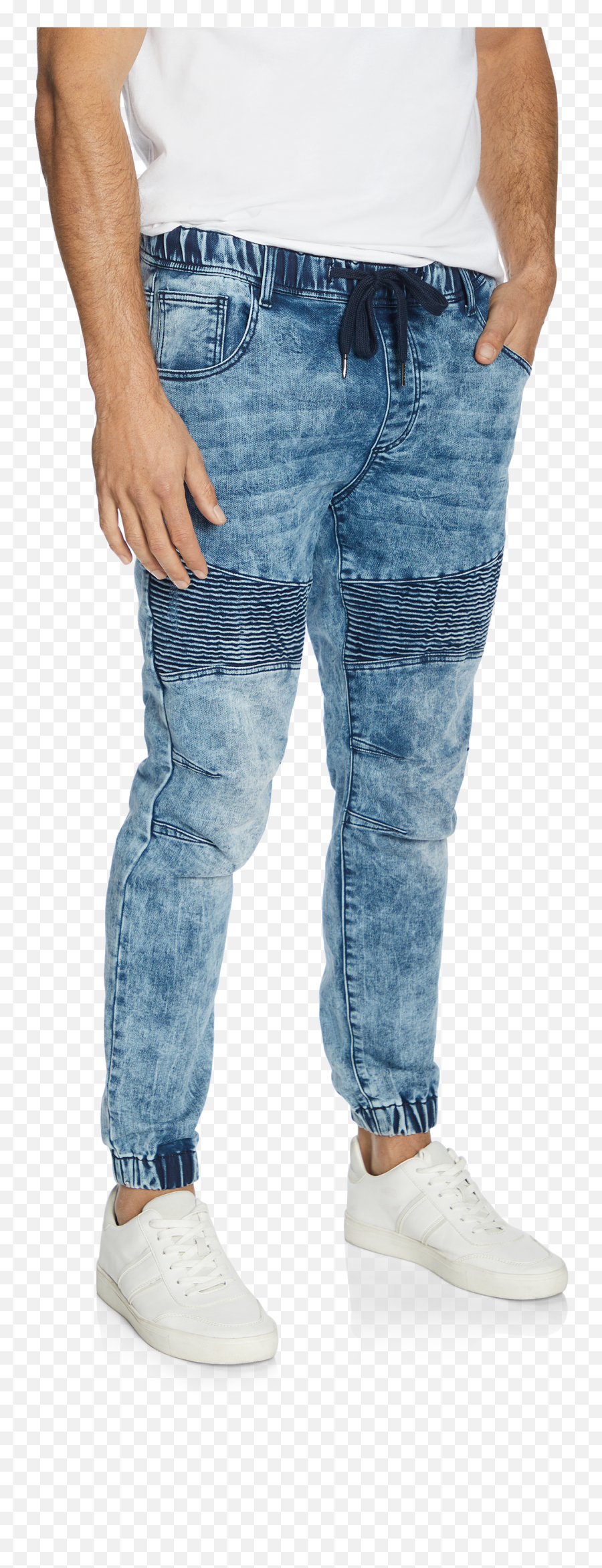 Cyber Denim Jogger - Straight Leg Emoji,Emoji Joggers For Guys