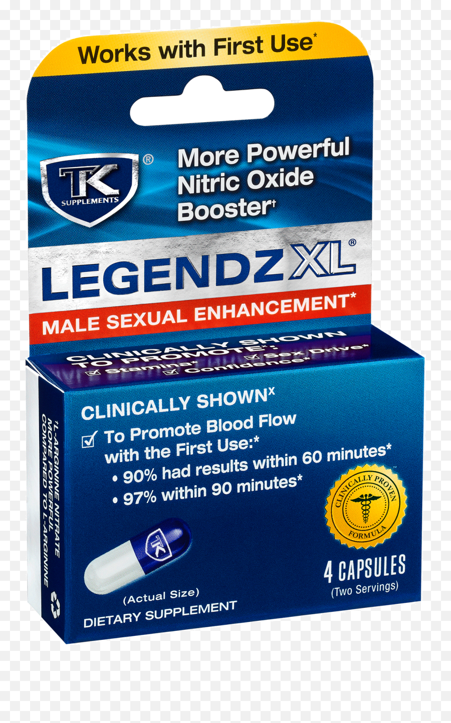 Legendz Xl 4 - Ct Box Menu0027s Health Supplement Rtl Medical Supply Emoji,Male L&d Physicians Emotion