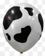 Globos Vaca Impresos 360 Blanco - Globos Estampados De Vaca Emoji,Emojis Whatsapp Vaca